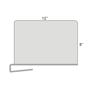 Diviseurs d'étagère en acrylique transparent Bibliothèque <span class=keywords><strong>de</strong></span> supermarché et présentoirs <span class=keywords><strong>de</strong></span> placard pour la séparation des armoires et les étagères - Product Image 3