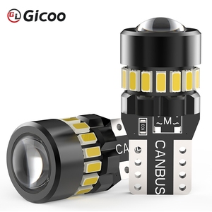Bombillas LED GICOO T10 Súper Brillantes W5W WY5W 3014 SMD 1000Lm Canbus, Luces de Estacionamiento para Auto, Lámpara de Techo Blanca, Roja y Amarilla - Product Image 6