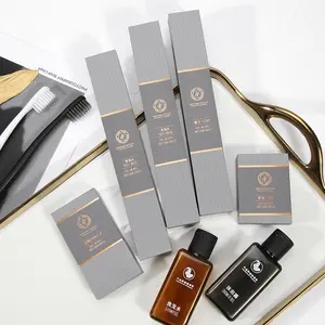 Hotel Disposable Custom Private Label Hotel Size Guest Room Toiletries Set Wholesale Luxury Disposable 5 Star Hotel Amenities Kit