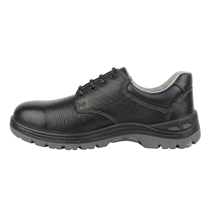 Black Steel Toe Safety Shoes Genuine Leather <b>Men</b> Work <b>Boots</b> <b>Waterproof</b> Breathable Anti Slip Industrial Footwear Anti Static Gear - Product Image 2