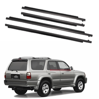 Kit de Baguettes d'Étanchéité Extérieures de Vitre de Porte pour 4Runner 1995-2002 et Ceinture de Porte pour Hilux Surf N180
