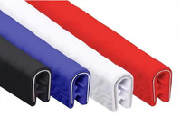 Protection de bord de porte industrielle de type long, garniture d'angle en forme de U, joint en silicone PVC, pare-chocs de porte, clip écologique, facile à couper