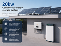 Sistema de Energía Solar BLUESUN de 20kW, Disponible en Stock en la UE, Kit Comercial Completo de 30kWh/43kWh, Salida Trifásica para Hogar y Negocio