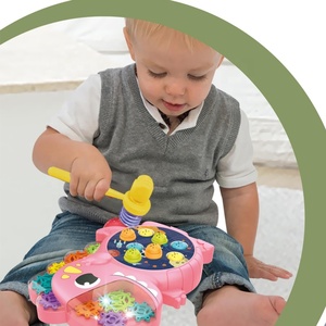 Samtoy Rotatori Elettronici a Ingranaggi Dinosauro <span class=keywords><strong>Gioco</strong></span> da Tavolo con Martello Giocattolo Whack-a-Mole per Bambini con Musica e Luci - Product Image 3