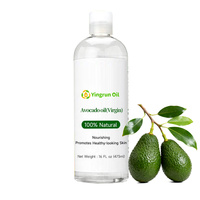 Huile d'avocat extra-vierge de qualité alimentaire pour savon de bricolage, huile de massage pour le corps et crème pour les mains