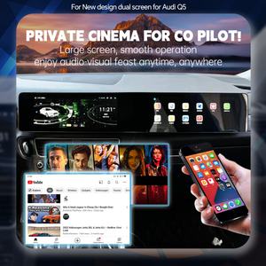 Radio Multimedia para Auto con Pantalla Curva 3D Android de 21 Pulgadas, Interacción de Pantalla Dual, para Audi Q5 2009-2017, Reproductor Estéreo, CarPlay, Navegación GPS - Product Image 4