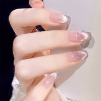 Nouveau 5-en-1 Multi-fonction Puissant Magnétique Croix Nail Magnet Nail Enhancement DIY Tool Double Head Cat's Eye Nail Gel Magnet