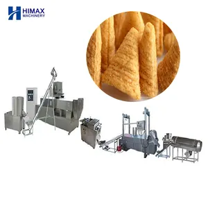 fried snack chip processing machinery triangle corn fried pallets snack food production line frying tortilla snacks production l