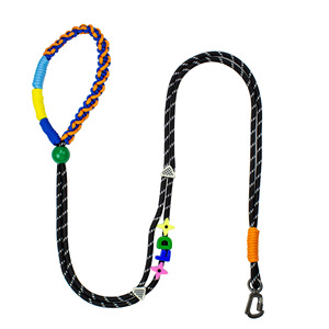 Correa para mascotas de la serie Dopamine con trenzas de letras con cuentas, adecuada para perros medianos y grandes. - Product Image 2