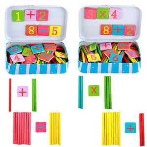 Montessori Mathematical Sticks <strong>Counting</strong> Sticks Calculation Math Educational Toy - Product Image 3