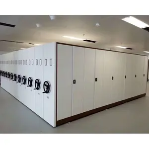 Armoire d'<span class=keywords><strong>archives</strong></span> bon marché, système de classement mobile, étagères de rangement compactes, étagères d'<span class=keywords><strong>archives</strong></span> mobiles denses à 6 niveaux - Product Image 2