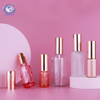Bouteilles d'huile pour le visage très vendues 5ml 10ml 15ml 20ml 30ml 50ml 100ml, flacon en verre pour huile capillaire ou parfum avec pompe pulvérisatrice