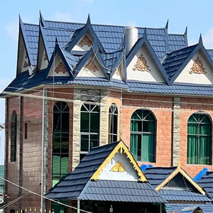 Carreaux modernes Milan 0.5 épais cramoisi bâtiment ancien carreaux de pierre décoratifs carré Aluzinc plaque de base <span class=keywords><strong>en</strong></span> acier coloré <span class=keywords><strong>en</strong></span> gros - Product Image 5