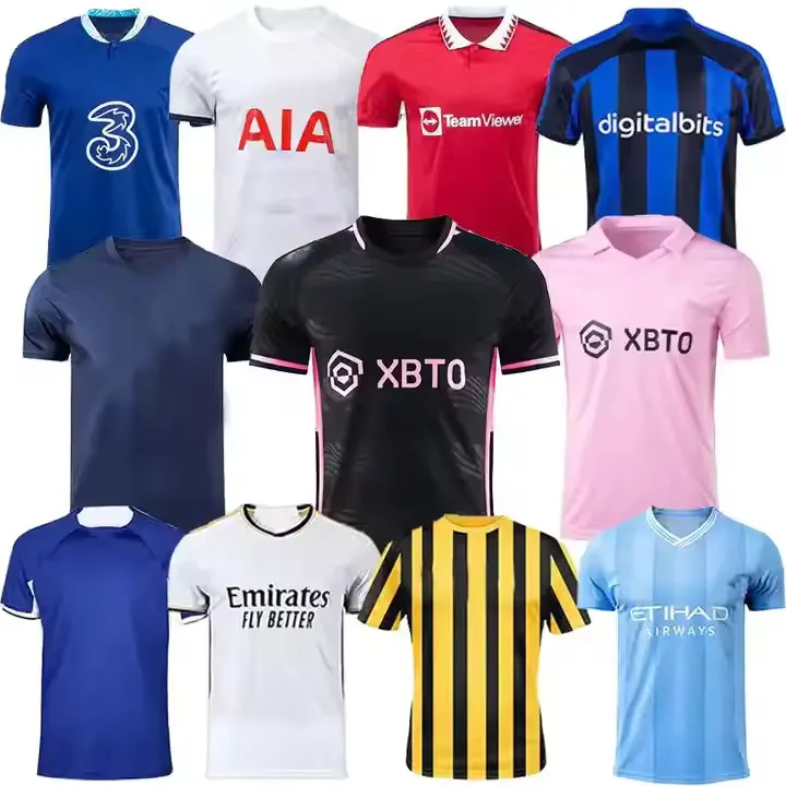 Penjualan terlaris 2024 2025 kaus sepak bola pria MESSII 10 # jersey sepak bola Miami merah muda hitam Jersey seragam pakaian sepak bola