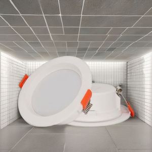 Moderna Lámpara LED Empotrable de Techo para Interiores, 80 6W, Sin Controlador, Plástico PC 400, para Hogar y Oficina - Product Image 3