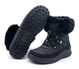 YL529 vente en gros de <span class=keywords><strong>bottes</strong></span> de neige d'hiver pour femmes noires chaudes d'extérieur de haute qualité avec fourrure - Product Image 6