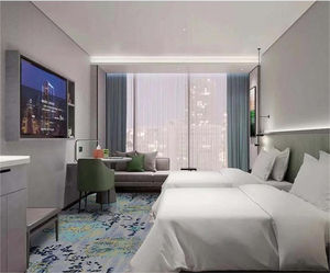 Alfombra de Lana Tejida para Hoteles y Casinos, Alfombra Axminster en Rollo para Interiores, Alfombras Personalizadas para Ferias Comerciales, Impresión Digital Antideslizante - Product Image 4