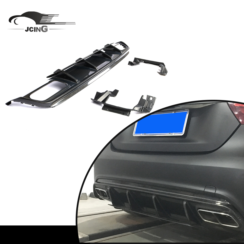 Задний спойлер диффузора A45 из углеродного волокна для Mercedes Benz W176 A250 AMG Style 2013 - 2018