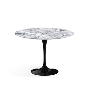Customized Design Natural Stone Living Room Furniture <b>Round</b> <b>White</b> Marble Top <b>Dining</b> <b>Table</b> With Metal Base - Product Image 5