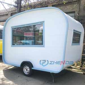 รถขายอาหารเคลื่อนที่แบบใหม่ รถขายขนม รถขายเบอร์เกอร์ รถขายฮอทดอกแบบเร็ว รถพ่วงขายอาหารสำหรับขายในออสเตรเลีย - Product Image 2