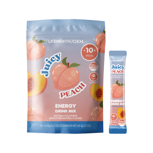 Lifeworth Pré-entraînement Énergie Acides aminés BCAA Goût Fraise Électrolytes Caféine Boisson énergétique en poudre 30 sachets/sachet pour - Product Image 1
