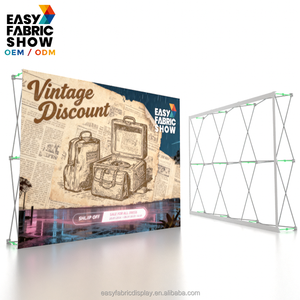 10 ft Pop Up tường hiển thị xách tay gấp vải Backdrop cho sự kiện & Bán Lẻ - Product Image 1