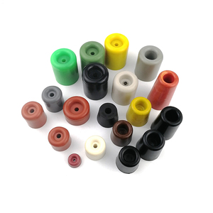 Butée de porte ronde en silicone antidérapante et flexible, haute résistance, avec une grande élasticité pour une <span class=keywords><strong>protection</strong></span> optimale - Product Image 1
