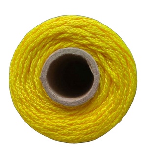 Échantillon Gratuit – Fil Tressé en Nylon Jaune Fluorescent Haute Résistance à 3/4 Brins, Bobine de Corde Personnalisée pour la Construction - Product Image 3