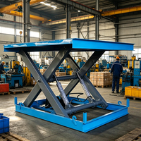 Plateforme élévatrice à ciseaux fixe de 1 tonne, 2 tonnes, 3 tonnes, élévateur hydraulique électrique stationnaire pour le chargement de marchandises