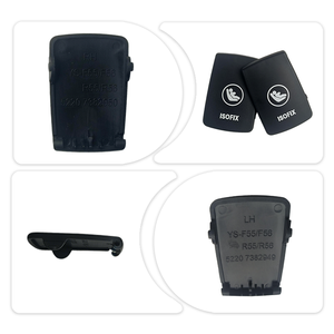 52207368414 Tapa de ranura de anclaje ISOFIX para seguridad infantil en el asiento trasero para <span class=keywords><strong>BMW</strong></span> <span class=keywords><strong>MINI</strong></span> <span class=keywords><strong>Cooper</strong></span> S JCW F55 F56 R55 Accesorios para piezas de automóvil - Product Image 2