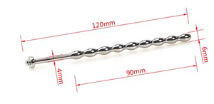 Elektro şok Metal anal tıkaç üretral dilatör sondaj kateter Chastity üretra stimülasyon seks oyuncak - Product Image 3