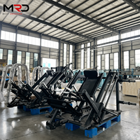 Machine Smith Iso-Latérale Commerciale Hack Squat à Charge de Plaques pour Entraînement de Force des Bras, Jambes et Dos en Acier Durable