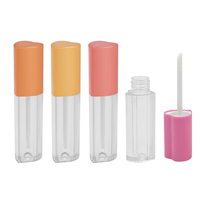 Nouveau Flacon Vide en Plastique Transparent Personnalisé 3g pour Rouge à Lèvres Liquide, Masque Lèvres, Brillant à Lèvres, Contenant Cosmétique