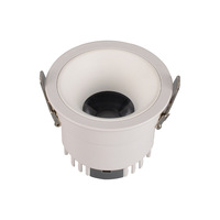 Spot LED encastré pour plafond, dimmable, pour projets hôteliers intérieurs, homologué CE ETL SAA, 7W-35W, rond
