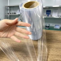 Film PVC 80 microns transparent et blanc, rouleau jumbo, matériau vinyle personnalisé OEM, qualité alimentaire, usage multiple, rapport RoHS Reach