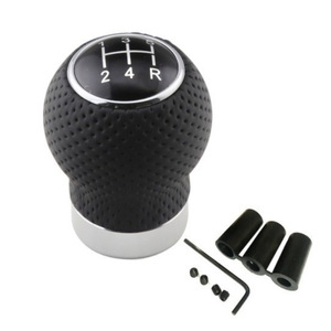 Car Gear <b>Knob</b> Leather 5 Speed 6 Speed Manual <b>Shift</b> Head Ergonomic Design For Manual Transmission Vehicles - Product Image 3