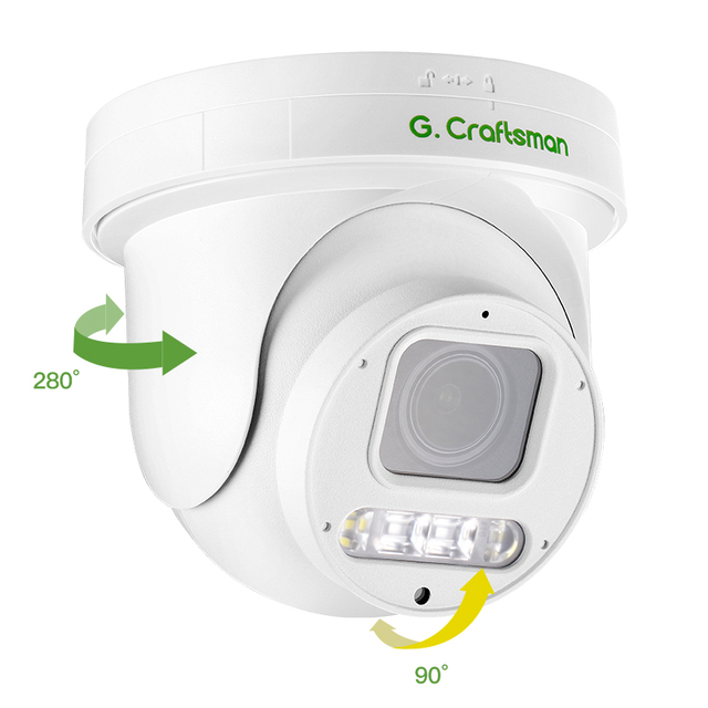 GR-PS9X5D-M5S(AG) 5MP Mini PTZ Dome IP POE Camera with 5X Optical Zoom Human Tracking Waterproof Outdoor Night Vision