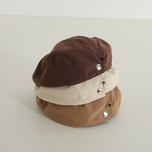 <span class=keywords><strong>Gorro</strong></span> <span class=keywords><strong>Infantil</strong></span> de Primavera, Nuevo, Combinable con Todo, para Niños y Niñas, Color Sólido, <span class=keywords><strong>Gorro</strong></span> de <span class=keywords><strong>Pintor</strong></span>, Boina para Bebé - Product Image 3