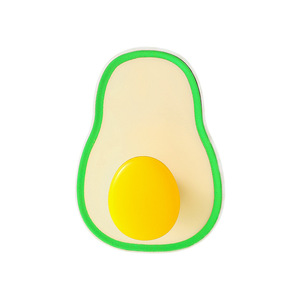 Avocado Shape Wall Mounted Hooks 5Kg Load Bearing Waterproof Removable For Wardrobe Kitchen Bedroom Dormitory - Product Image 5