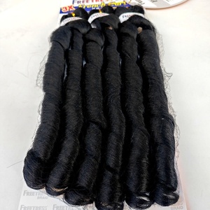3x <span class=keywords><strong>Tresses</strong></span> françaises bouclées pour tressage au crochet, fibres premium pré-étirées, 3x boucles françaises, 22 pouces, en stock, livraison rapide - Product Image 5