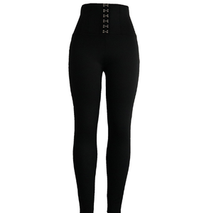 Ultimo modello da donna <span class=keywords><strong>pantaloni</strong></span> Slim aderenti <span class=keywords><strong>con</strong></span> bottone <span class=keywords><strong>a</strong></span> <span class=keywords><strong>vita</strong></span> <span class=keywords><strong>alta</strong></span> <span class=keywords><strong>pantaloni</strong></span> sportivi alla moda Sexy - Product Image 5