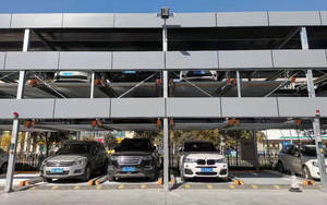 Parklift <span class=keywords><strong>Garage</strong></span> für den Heimgebrauch Parkplatz Vertikales Parks ystem <span class=keywords><strong>3</strong></span> Ebenen Autolift - Product Image 3