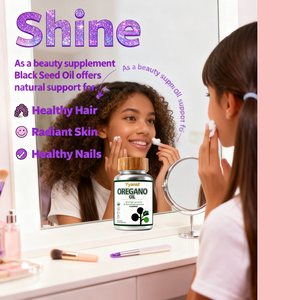 Cápsulas de aceite de orégano de etiqueta privada Aumentar la inmunidad Soporte Articulaciones saludables Promueve cápsulas saludables para el cabello y las uñas - Product Image 4