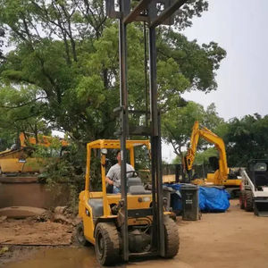 3 שנה אחריות מחיר זול יפן חתול 3 טון בשימוש דיזל מלגזה למכירה - Product Image 3