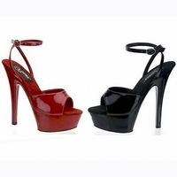 Sandales de nuit fétichistes sexy de 15 cm à plateforme stiletto, poteau de danse, défilé, talons super hauts de 6 pouces, sandales travesties gothiques à la mode
