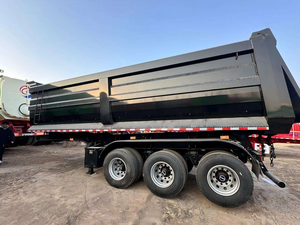 Semirremolques de volteo trasero de 4 ejes y 80 toneladas diseñados para el transporte de arena - Product Image 4