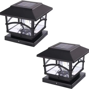 Lámpara de Jardín Solar Retro con Filamento de Tungsteno, Impermeable, para Postes de Valla, Patio y Escenarios Pastorales - Product Image 2