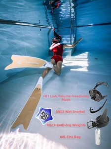 <span class=keywords><strong>Aletas</strong></span> Largas Profesionales y Duraderas para Buceo Libre Vdive Hechas <span class=keywords><strong>de</strong></span> Fibra <span class=keywords><strong>de</strong></span> Carbono F917 Incluye Máscara <span class=keywords><strong>de</strong></span> Snorkel y Equipo <span class=keywords><strong>de</strong></span> Buceo - Product Image 2