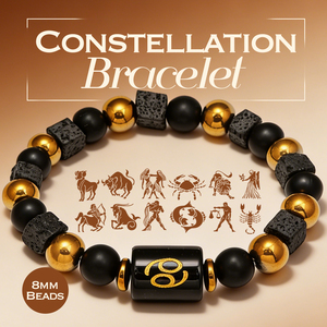 Braccialetti dei 12 Segni Zodiacali in Pietra Naturale, Bracciale Cancro Vergine Leone Bilancia, Regali per Coppie e Amicizia, <span class=keywords><strong>Gioielli</strong></span> Portafortuna - Product Image 3