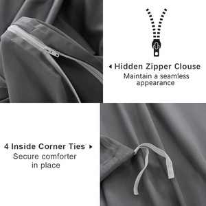 Cloudland alia in thiết kế 100% tấm ga trải giường Cotton Duvet cover bộ sang trọng bộ đồ giường đặt gối Nữ hoàng 3 cái - Product Image 6